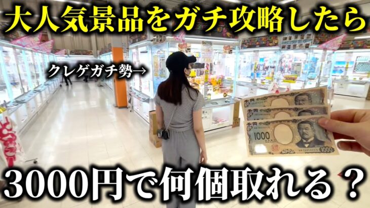 【クレーンゲーム】この店舗がヤバい…大人気景品をガチ攻略したら衝撃な展開になりました…【ufoキャッチャー】