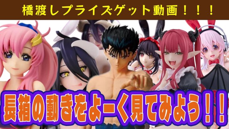 【プライズゲット動画】長箱プライズやってくよー