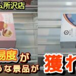 【キャロム所沢店】クレーンゲームで難易度が高そうな景品の取るコツを紹介
