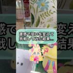 【クレーンゲーム攻略】直感で狙いを変えて挑戦してみた結果！！