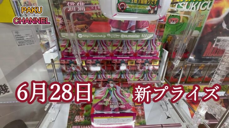 【クレーンゲーム】新プライズ初日攻略☺猫猫しかまだ入荷してなかったけど🥲 #マンガ倉庫月隈 #新プライズ