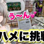 【クレーンゲーム】長箱 縦ハメに挑戦！宇崎月ママを獲る！寄せてダメ👎だったら◯◯で獲得！
