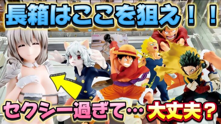 【クレーンゲーム】長箱攻略したらミラクル連発だった！！ 宇崎ちゃんは遊びたい 宇崎月フィギュア キャロム坂戸