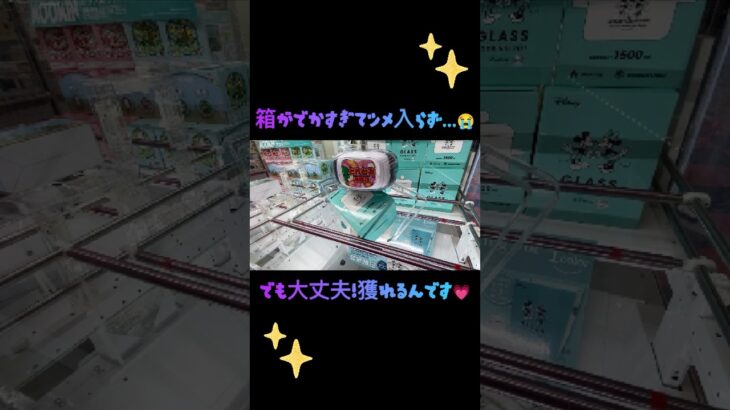 【クレーンゲーム】#とれとる米原店さん のでか箱放置台攻略してきた✊🏻 #クレーンゲーム #ゲームセンター #クレゲ #ミッキーマウス #ガラス鍋