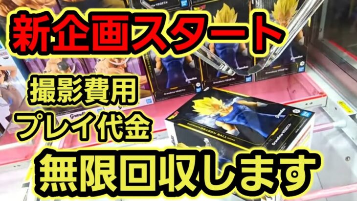 【趣味】新企画！プレイ代金無限回収チャレンジ！【クレーンゲーム】