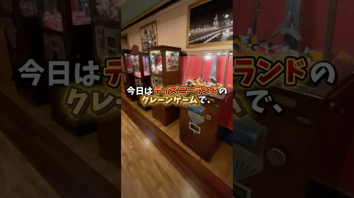 【ゲーセン】ディズニーランドのクレーンゲームで1000円チャレンジしてみました。