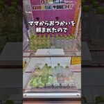 【1,000円】はじめてのおつかいはゲームセンターがおすすめ #クレーンゲーム #ufoキャッチャー #ゲームセンター #clawmachine