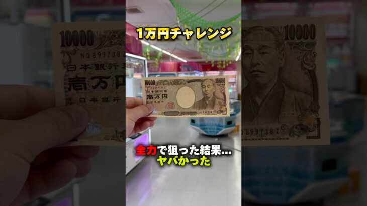 10000円チャレンジしたら…ヤバすぎた！ #shorts #クレーンゲーム #ufoキャッチャー #cranegame #お菓子
