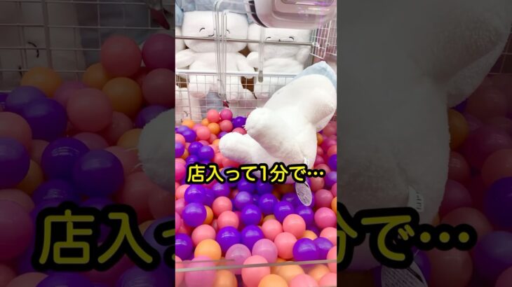 【1分で攻略⁉︎】#shorts #ufoキャッチャー #クレーンゲーム