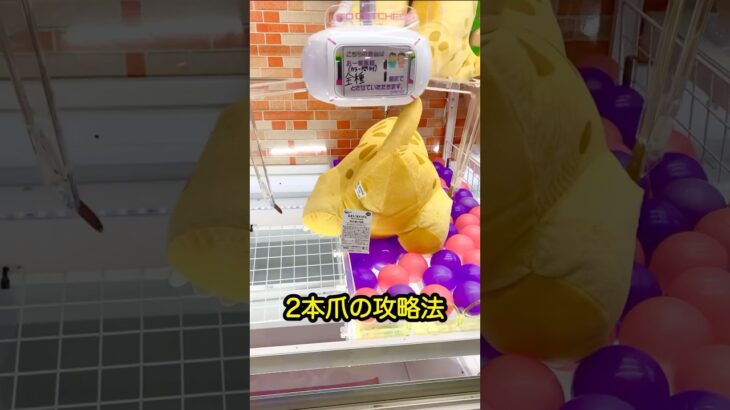 【2本爪攻略】詳しい解説はインスタで！ #shorts #ufoキャッチャー #クレーンゲーム
