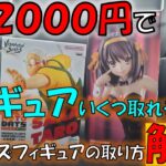 【クレーンゲーム】予算2000円で何個取れた？プライズフィギュア【ノーカット】！人の沼見て我が振りなおせ！！【クレハピ横浜アソビル店】
