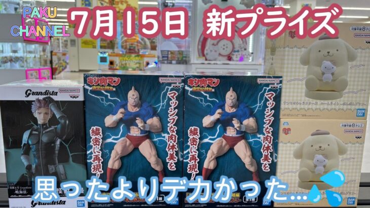 【クレーンゲ-ム】✨7月15日新プライズ初日攻略✨