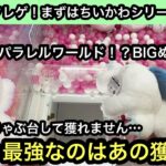 この状態から獲れません…ちいかわ パラレルワールド！？BIGぬいぐるみにチャレンジした結果…やはり最強はあの獲り方【クレーンゲーム】【JapaneseClawMachine】【인형뽑기】【日本夾娃娃】