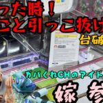 嫁とクレーンゲームしてたら橋幅狭すぎて土台を破壊する勢いでやるしかなかった【クレーンゲーム】 【CGS前橋】