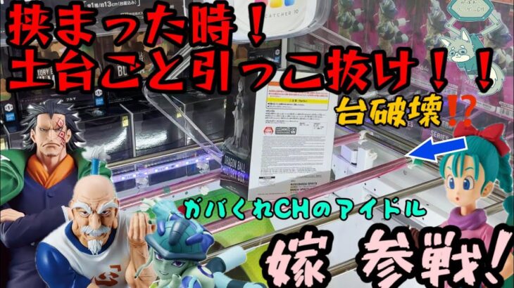 嫁とクレーンゲームしてたら橋幅狭すぎて土台を破壊する勢いでやるしかなかった【クレーンゲーム】 【CGS前橋】