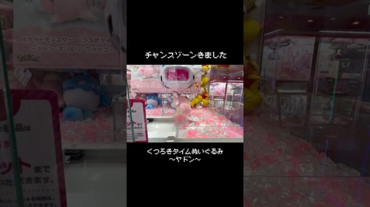 【くつろぎタイム】最新ヤドンGET！！　#ポケモン#pokemon #ポケットモンスター #クレーンゲーム#ぬいぐるみ