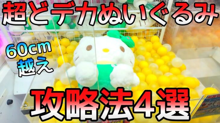 全手順を公開!クレーンゲームで難しそうに見える超どデカぬいぐるみをGETした4つ攻略法