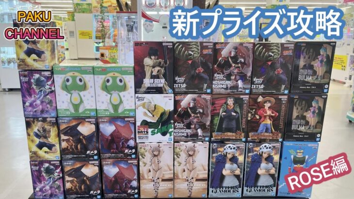 【クレーンゲーム】新プライズ攻略❤ROSE編