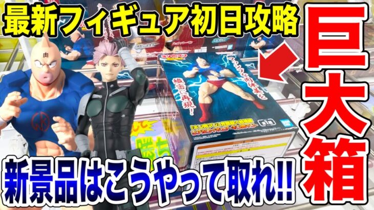 【クレーンゲーム】最新プライズフィギュア登場初日攻略！超巨大箱が出現！？新景品はこうやって取れ！#橋渡し設定 #UFOキャッチャー  #クレーンゲーム