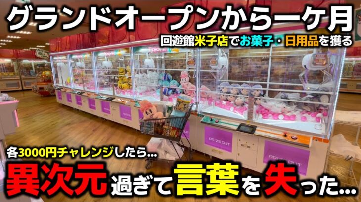 【クレーンゲーム】グランドオープンから一ケ月経ったゲーセンに潜入したら、やっぱり異次元で言葉を失った…【回遊館米子店・UFOキャッチャー】