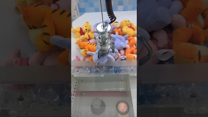 攻略!くまのプーさんきょとん顔マスコット ランピー #クレーンゲーム  #arcadegames #disney #pooh #lumpy