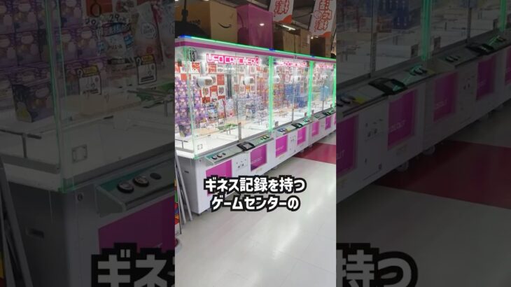 ギネス記録を持つゲーセンでフック設定全台チャレンジをしたらまさかの結果に #shorts #クレーンゲーム #ufoキャッチャー #ゲーセン #ゲームセンター #arcade #clawmachine