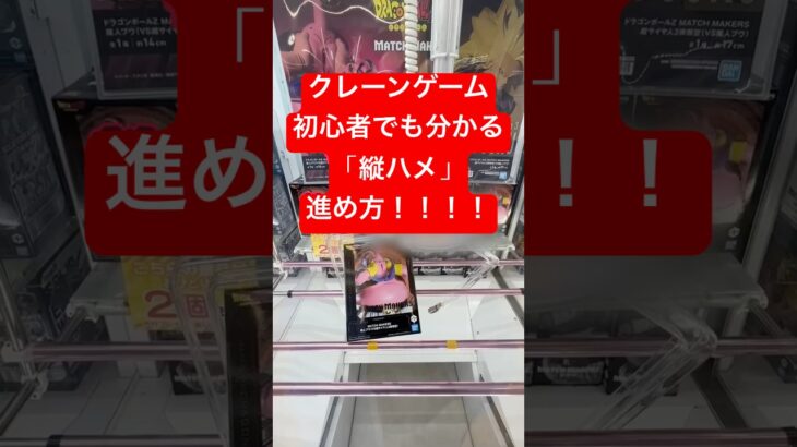 クレーンゲーム初心者でも分かる「縦ハメ」のコツ完全解説！ #クレーンゲーム #クレーンゲーム攻略 #ufoキャッチャー #ユーフォーキャッチャー #クレーンゲームのコツ
