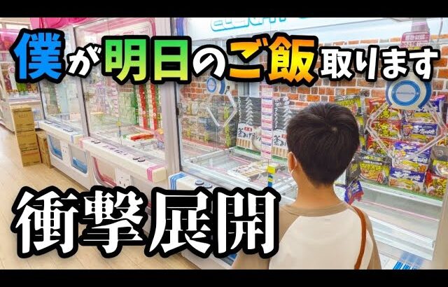 【クレーンゲーム】ヤバすぎ!?明日のご飯を取りに来たら衝撃展開になりました【ufoキャッチャー 回遊館】