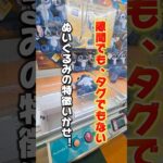 【 クレーンゲーム 】ぬいぐるみの取り方教えて！狙いは隙間、タグだけじゃない！#クレーンゲーム#ufoキャッチャー #ゲームセンター