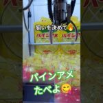狙うところは大事よ🤣 #クレーンゲーム景品 #クレーンゲーム攻略 #ufoキャッチャー #ゲームセンター #ミニクレーンゲーム #パインアメ #shorts