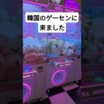 韓国　のゲーセンに来ました！！ #クレーンゲーム #ufoキャッチャー #ゲームセンター  #인형뽑기 #오락실 #ぬいぐるみ #ufocatcher #ゲーセン　 #韓国 #韓国ゲーセン #攻略