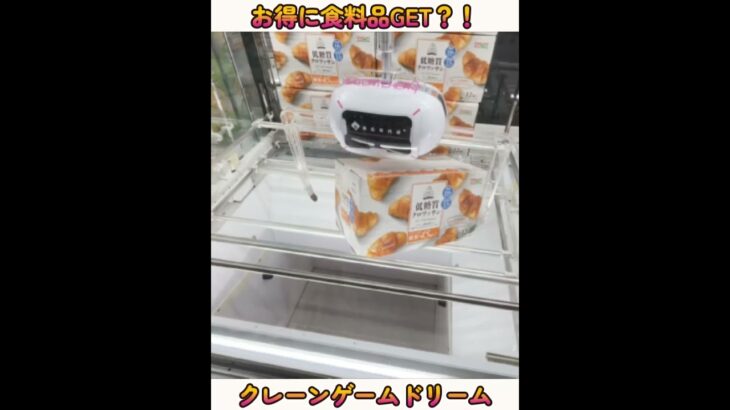 【クレーンゲーム】低単価で食料品を獲る方法