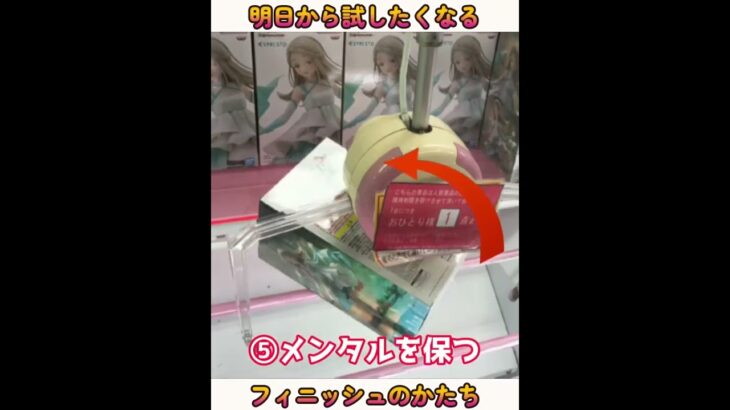 【クレーンゲーム】明日試したくなるフィニッシュの形