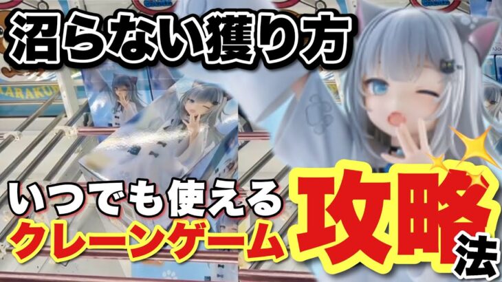 【クレーンゲーム】いつでも使えるクレーンゲーム攻略法！沼らない獲り方！