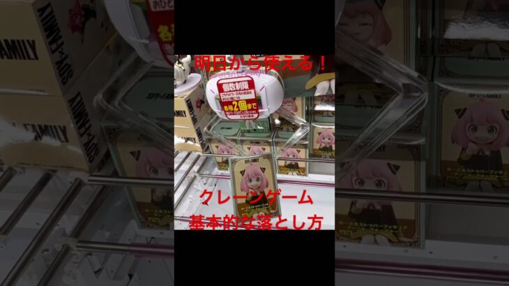 【クレーンゲーム】明日から誰でも使える 基本的な落とし方 攻略 ゲーム クレーンゲーム オンクレ 縦ハメ スライド フィギュア プライズ