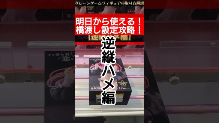 【クレーンゲーム】明日から使える！！橋渡し攻略 ！【逆縦ハメ編】 #クレーンゲーム #橋渡し #フィギュア #解説