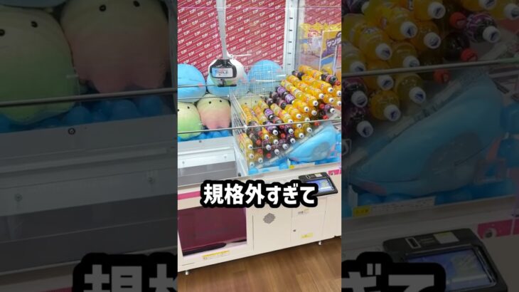 日本一ジュースが取れる店舗へ行った結果www #shorts  #クレーンゲーム #ufoキャッチャー#ゲーセン #ゲームセンター  #arcade #clawmachine