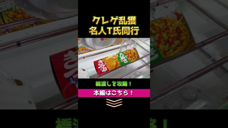 クレーンゲームの名人に同行してみたらすごい結果に✨ ゲームセンターに突撃して乱獲しまくります！ お菓子もフィギュアもお得にゲット！ 【橋渡し攻略】ゲーセン最高！！（ショート1）
