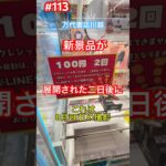 新景品が100円2プレイ台に入ってる‼︎ #クレーンゲーム #ufoキャッチャー #万代書店川越