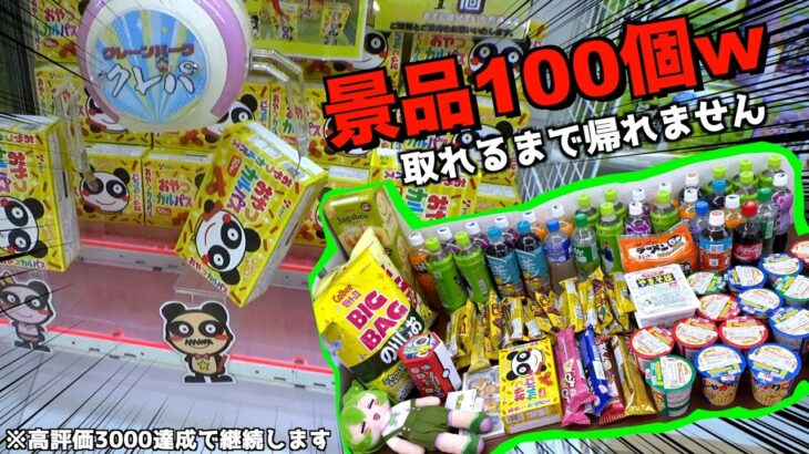 ゲームセンターで景品100個取らないと帰れない地獄ww【クレーンゲーム／UFOキャッチャー】〜高評価3000以上で企画継続〜