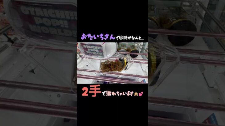 【クレーンゲーム】#おたいちポップワールド大垣 さん2手獲れます。笑