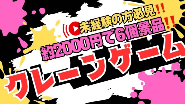 「クレーンゲーム」初心者必見🔰約2000円で景品6個も‼️#クレーンゲーム#クレーンゲーム景品 #クレーンゲーム動画 #クレーンゲーム攻略 #ufoキャッチャー #ufoキャッチャー動画