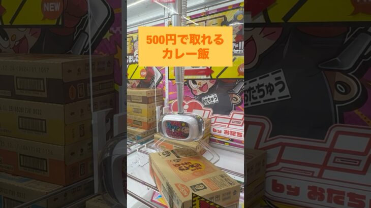 【クレーンゲーム】ダンボール系500円でとる方法　カレーメシ編　#クレーンゲーム #クレーンゲーム攻略 #UFOキャッチャー #ゲームセンター #ゲーセン #プライズ #景品ゲット #箱物攻略