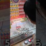 【クレーンゲーム】500円で景品ゲット出来るのか挑戦!! #ゲームセンター #ゲーセン #ufoキャッチャー