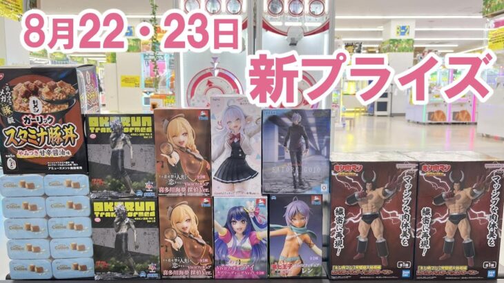 【クレーンゲーム】8月22.23日❤️新プライズ✨初日実践攻略編🤭