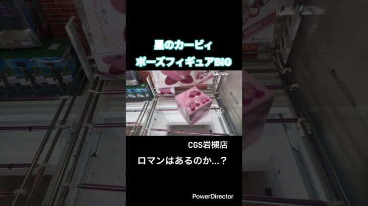 【クレーンゲーム】星のカービィポーズフィギュアBIG #星のカービィ #プライズ#cgs岩槻 #CGS岩槻店