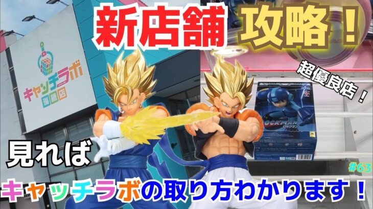 【キャッチラボ】オープンしたての新店舗でクレーンゲーム攻略！見ればキャッチラボの取り方が丸わかり！【ドラゴンボール／フィギュア／DRAGON BALL／ベジット／ゴジータ／ロックマン／ドッカンバトル】