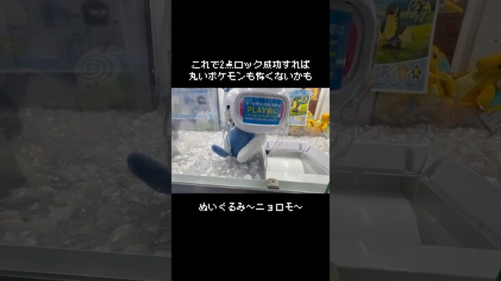 【丸ポケモンの必勝法】ニョロモGET！！　#ポケモン#pokemon #ポケットモンスター #クレーンゲーム#ぬいぐるみ