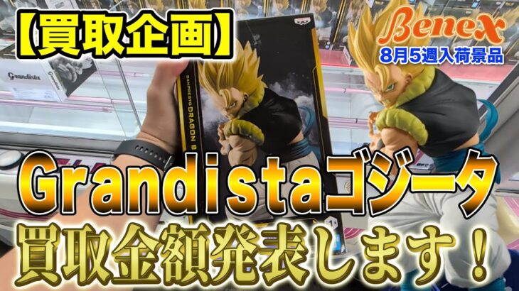 【クレーンゲーム】【買取企画】Grandistaゴジータ　さすが安定のドラゴンボール！　＠ベネクス川崎店