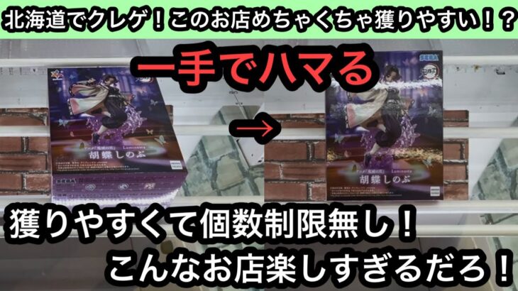 北海道でよく行くお店！一手で縦にハマる設定が楽しすぎる！毎日行きたくなるお店！【クレーンゲーム】【JapaneseClawMachine】【인형뽑기】【日本夾娃娃】